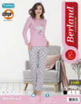 Resim 3199 MODAL BAYAN UZUN KOL PİJAMA TK.