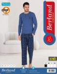 Resim 3785 MODAL ERKEK UZUN KOL PİJAMA TK.