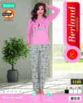 Resim 3200 MODAL BAYAN UZUN KOL PİJAMA TK.